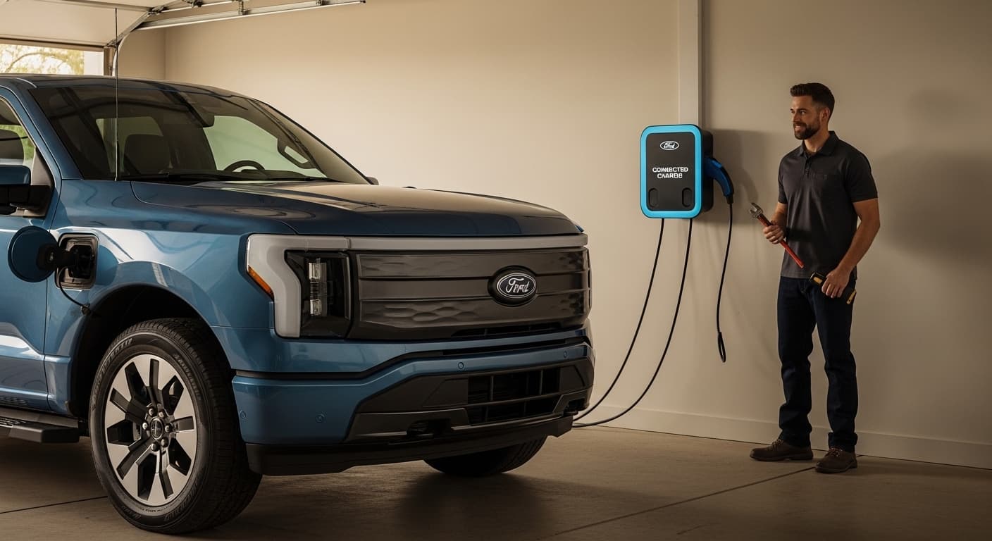 Ford F-150 Lightning Charger Installation